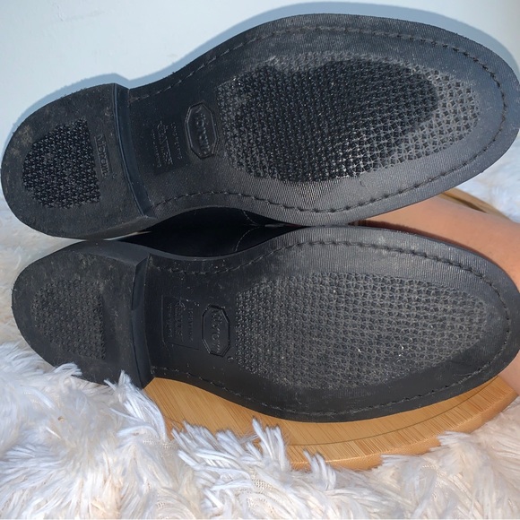 Bates Black Leather Oxfords Mens 7.5 - Picture 6 of 9